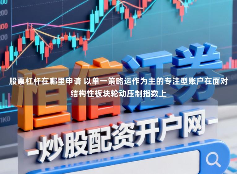 股票杠杆在哪里申请 以单一策略运作为主的专注型账户在面对结构性板块轮动压制指数上