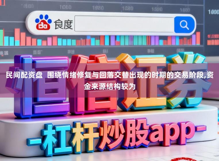 民间配资盘  围绕情绪修复与回落交替出现的时期的交易阶段,资金来源结构较为