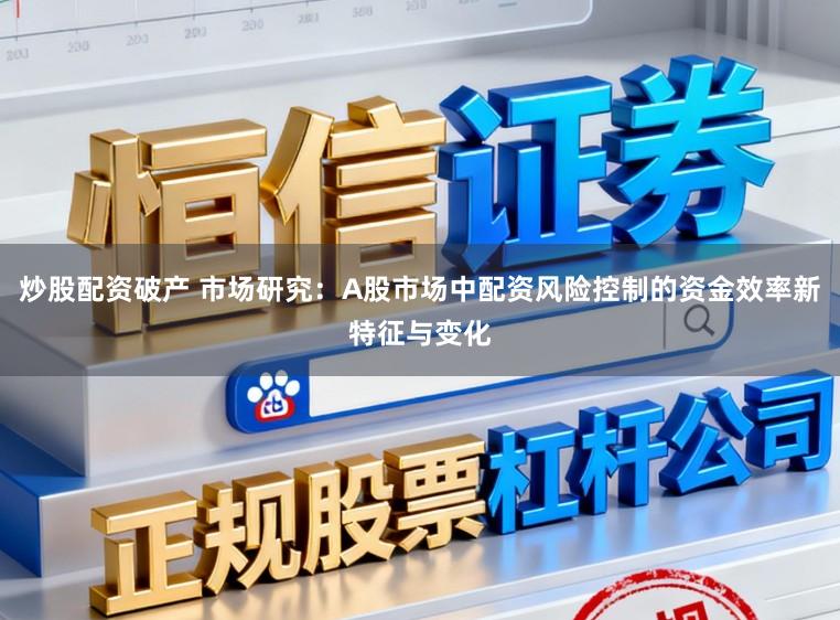 炒股配资破产 市场研究：A股市场中配资风险控制的资金效率新特征与变化
